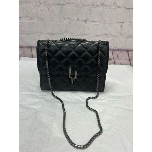 Quilted Black Crossbody Bag - Picture 1 of 5